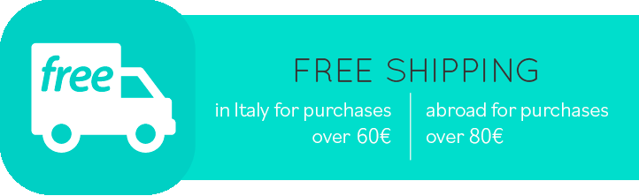 Free shipping in Italy for purchases over 50 €